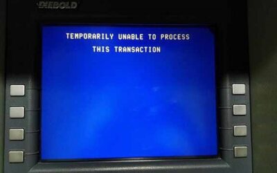 It’s the shopping month of December, and your ATMs are down …