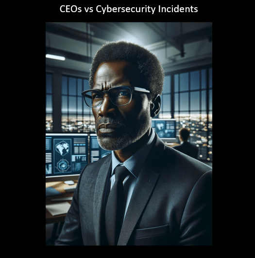 CEOs vs Cybersecurity Incidents
